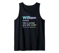 Mens William Like A Normal Guy Only Cooler Legend King First Name Tank Top