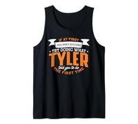 Mens William Personalized Name If At First You Don't Succeed Tank Top