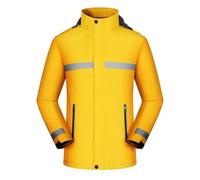 Mens Windbreaker Jacket,Male Plus Size Warm Outdoor Workwear Reflective Jacket Jacket Plus Fleece Lined Coat