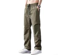 Men's Windproof Softshell Trousers Lightweight Packable Rain Overtrousers for Winter Ski Fishing Green XL-3XL(Green 2XL)