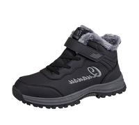 Men's Winter Boots Heavy Duty Thermal Insulated Footwear For Extreme Cold Weather And Secure Traction Outdoor Adventures (Black, 5)