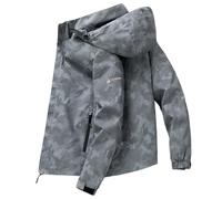 Mens Winter Coat,Men's Fall/Winter Handsome Alphabet Athleisure Personality Loose Hooded Jacket