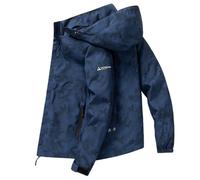 Mens Winter Coat,Men's Fall/Winter Handsome Alphabet Athleisure Personality Loose Hooded Jacket