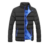 Mens Winter Coat Slim Warm Outerwear Jacket Men's Winter Coats and Jackets Thick Men Coats Jackets Down Coat Men Long Sleeve Thickened Mens Fleece Jackets Full Zip Outerwear