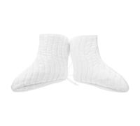 Men's Winter Hiking Socks Thermal Cotton White, Extended Coverage | Insulated Protection for Hiking and Labor-intensive Excursions, Breathable Fit, 20cm Height, Size 44