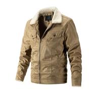 Mens Winter Jacket,Men Lapel Zipper Cardigan Casual Business Jacket Foreign Trade Trend Loose And Comfortable Jacket