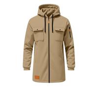 Men's Winter Skiing Jackets Water Resistant Fleece Coats Insulated Thermal Snowboard Jacket Parka Raincoat with Hood Full Zip Jacket Coats