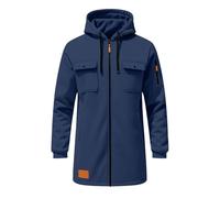 Men's Winter Skiing Jackets Water Resistant Fleece Coats Insulated Thermal Snowboard Jacket Parka Raincoat with Hood Full Zip Jacket Coats