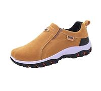Men's winter trainers, slip-on outdoor shoes, non-slip hiking shoes, trainers, flat winter shoes, plain slip-on shoes, men's trekking shoes, without laces, leisure shoes, trainers, running shoes