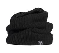 HEAT HOLDERS - Mens Thick Winter Warm Fleece Lined Chunky Knit Thermal Neck Warmer (One Size, Black (Larvic))