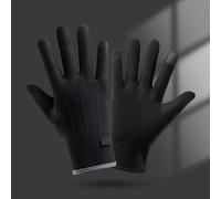 Men's Winter Warm Touch Screen Gloves with Soft Fluff Lined for Running Cycling Driving