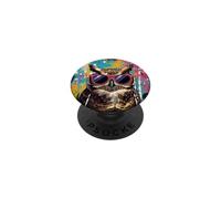 Men's Wisdom Never Dies, Owl Print Vintage Graphic Tess PopSockets Adhesive PopGrip