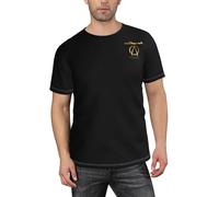 Men's Wishbone Rock Band Ash T-Shirt Casual Short-Sleeve Tees Concert Merch Lightweight Tee-Shirt Black L