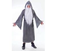 Bristol Novelty AC130 Wizard Cloak, Grey, One Size Halloween Halloween
