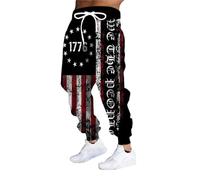 Men's Wolf-Printed Joggers High-Stretch Sweatpants Tapered-Fit Track Pants 3D Digital Graphic Hip Hop Street Style for Casual Sports Daily Wear(WK-10688XC-26,4XL)