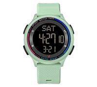 Mens Women Digital Sports Watch Ultra-Thin Minimalist Waterproof Watches Men with Wide Angle Display, Countdown Dual Time Stopwatch Backlight Alarm Mode, Wrist Watches for Boys Girls