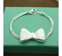 Men's Women's 925 Sterling Silver Bracelet Fashion Silver Charm Bracelet Jewelry Gift