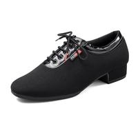 Men's Women's Ballroom Dance Shoes Lace-Up Split-Sole Salsa Professional Practice Shoes Larger Size Dancing Shoes,Outdoor,12 UK