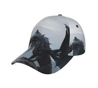 Mens Womens Baseball Cap - Adjustable Womens Hats Baseball Caps, Valley Gray Dragon Breathable Baseball Hat for Women Men