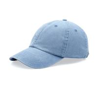 Mens Womens Baseball Cap Vintage Washed Unisex Dad Hat Adjustable Low Profile Distressed Light Blue