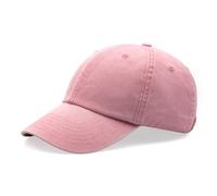 Mens Womens Baseball Cap Vintage Washed Unisex Dad Hat Adjustable Low Profile Distressed Pink