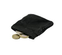 Mens Womens Black Soft Nappa Real Leather Snap Top Coin Purse Pouch W21/1476L by Classyshades