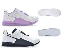 Mens/Womens Bowling Shoes Bowling Trainers Size 5 Lawn Bowls Shoes Size 9 Lawn Bowls Trainers Ladies Garden Bowl Trainer Garden Bowl Shoe Lace Up Sizes 6-12 White/Navy Blue/White/Lilac 8 UK