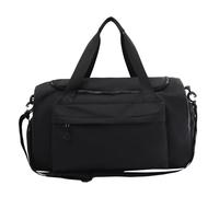 Men's Women's Bucket Yoga Messenger Bag Shoulder Casual Large Capacity Luggage Backpack Sports Bag(Black)