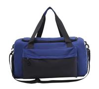 Men's Women's Bucket Yoga Messenger Bag Shoulder Casual Large Capacity Luggage Backpack Sports Bag(Blue)