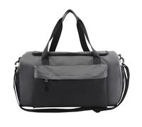 Men's Women's Bucket Yoga Messenger Bag Shoulder Casual Large Capacity Luggage Backpack Sports Bag(Grey)