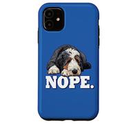 Mens & Womens Cute Sleeping Nap NOPE Bernedoodle Dog Lover Case for iPhone 11