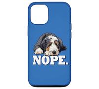 Mens & Womens Cute Sleeping Nap NOPE Bernedoodle Dog Lover Case for iPhone 12/12 Pro