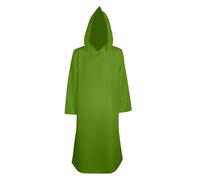 Mens Womens Gothic Robe with Hood, Halloween Costume Renaissance Cloak Medieval Gown Adult Victorian Vintage Cape Full Length Robe Knight Cloak Wizard Witch Costume Fancy Dress Clothing