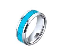 Mens Womens Jewelry Ring Elegant Valentine's Day Dainty Birthday Present Adjustable Size For Most (Sky Blue, A)