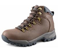 Mens Womens Johnscliffe Leather Waterproof Breathable Hiking Walking Ankle Boots