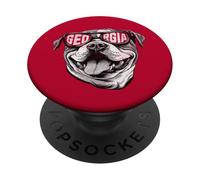 Mens Womens Kids GA Georgia Dog Sport Lovers PopSockets Adhesive PopGrip