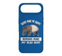 Mens Womens Kids Humans Hurt Head Tapirs Make Me Happy Case for iPhone Air