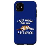Mens Womens Kids Wanna Take Naps and Pet My Beagle Dog Lover Case for iPhone 11