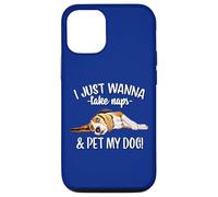 Mens Womens Kids Wanna Take Naps and Pet My Beagle Dog Lover Case for iPhone 12/12 Pro