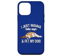 Mens Womens Kids Wanna Take Naps and Pet My Beagle Dog Lover Case for iPhone 12 mini