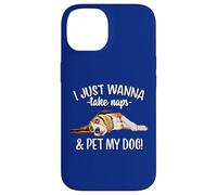 Mens Womens Kids Wanna Take Naps and Pet My Beagle Dog Lover Case for iPhone 14
