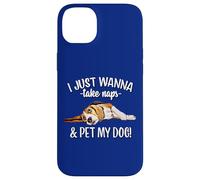 Mens Womens Kids Wanna Take Naps and Pet My Beagle Dog Lover Case for iPhone 14 Plus