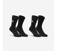Men's/women's Low-rise NBA Basketball Socks So900 Twin-pack - Black