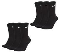 MENS/WOMENS NIKE CREW SOCKS 3/6 PAIR PACK - CREW SPORTS BLACK