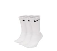 MENS/WOMENS NIKE CREW SOCKSDRY FIT 3/6 PAIR PACK - CREW ANKLE WHITE
