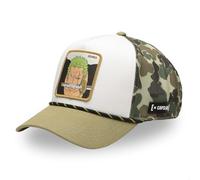 Men's & Women's One Piece Cap, Luffy Trucker Cap, Adjustable with Snapback, Beige/White/Khaki, One Size