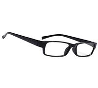 Men's Women's Original Retro Vintage +0.50 +0.75 +1.0 +1.5 +2.0 +2.5 +3.5 +4.00 Black Slim Reading Glasses Panther Unisex Vintage (+2.5, Black)
