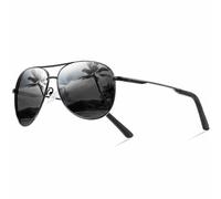 Mens-Womens-Pilot Sunglasses UV400 Protection Polarized Sun Glasses Black Sunglasses Unisex Classic Vintage Style Ultralight Shades For Driving