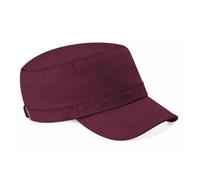 Mens Womens Plain & Camo Cap Military Style Combat Cadet Cotton Hat Beechfield