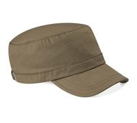 Mens Womens Plain & Camo Cap Military Style Combat Cadet Cotton Hat Beechfield